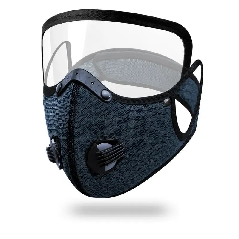 AirGuard – Reusable Carbon Filter Dust Mask – Navy Blue