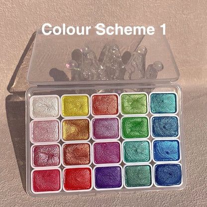 ColorShift – Dynamic Watercolor Painting Set – 20 Color