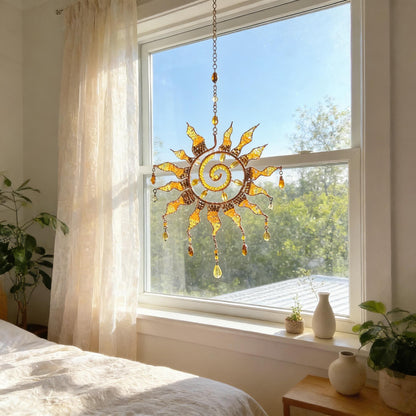 HarmoniGlow – Handmade Sun Crystal Ornament – image 2