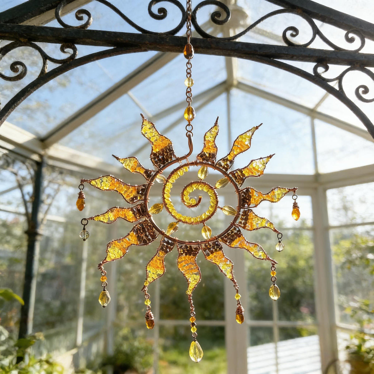 HarmoniGlow – Handmade Sun Crystal Ornament – image 4