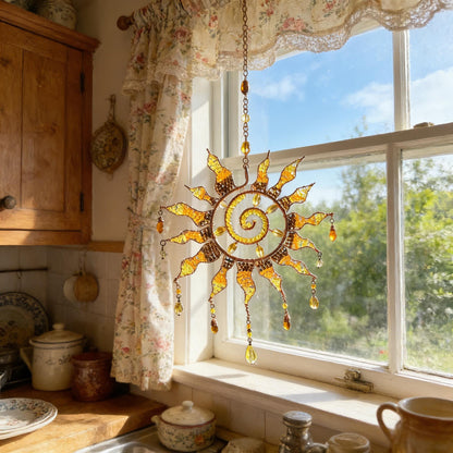 HarmoniGlow – Handmade Sun Crystal Ornament – Buy 1 Get 30% OFF