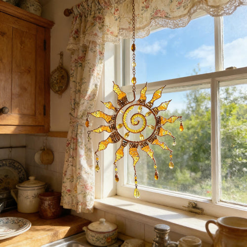 HarmoniGlow – Handmade Sun Crystal Ornament – Buy 1 Get 30% OFF