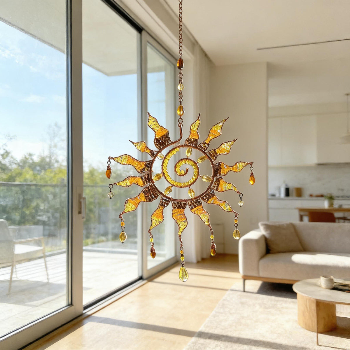 HarmoniGlow – Handmade Sun Crystal Ornament – image 5