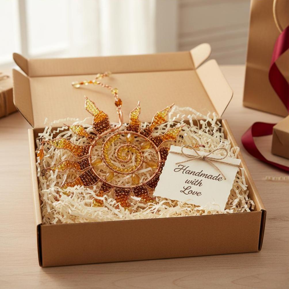 HarmoniGlow – Handmade Sun Crystal Ornament – image 3