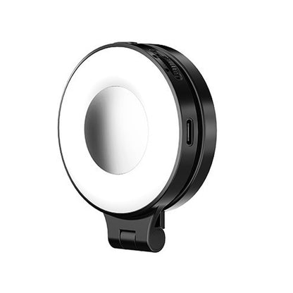 BrightAura – Selfie Light with Mirror – Black