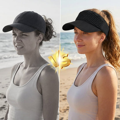 BreezeShade – Women's Open-Top Sun Protection Cap – image 5
