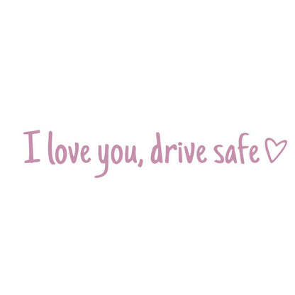 ShineWords – Reflective Car Quote Stickers – Pink