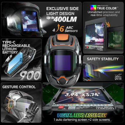 WeldVision Elite – 6 Sensor Smart Helmet – image 2