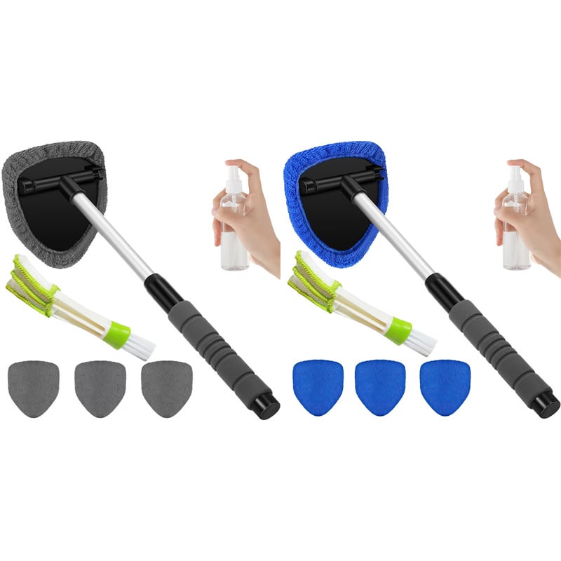 ClearReach – Genius Windshield Cleaning Tool – Blue + Gray