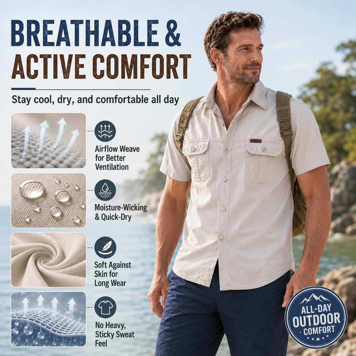 BreezeWear – Breathable Outdoor Shirt – image 3