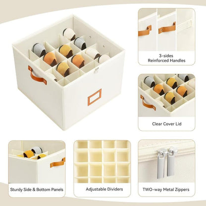 SoftStore – Collapsible Fabric Shoe Organizer Box – image 2