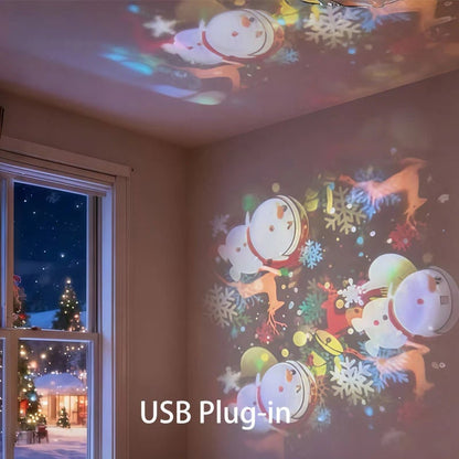 OceanGlow – Rotating LED Light Projector – Christmas / USB connection