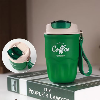 SipGuard – Portable Temperature Lock Coffee Flask – Green / Standard version