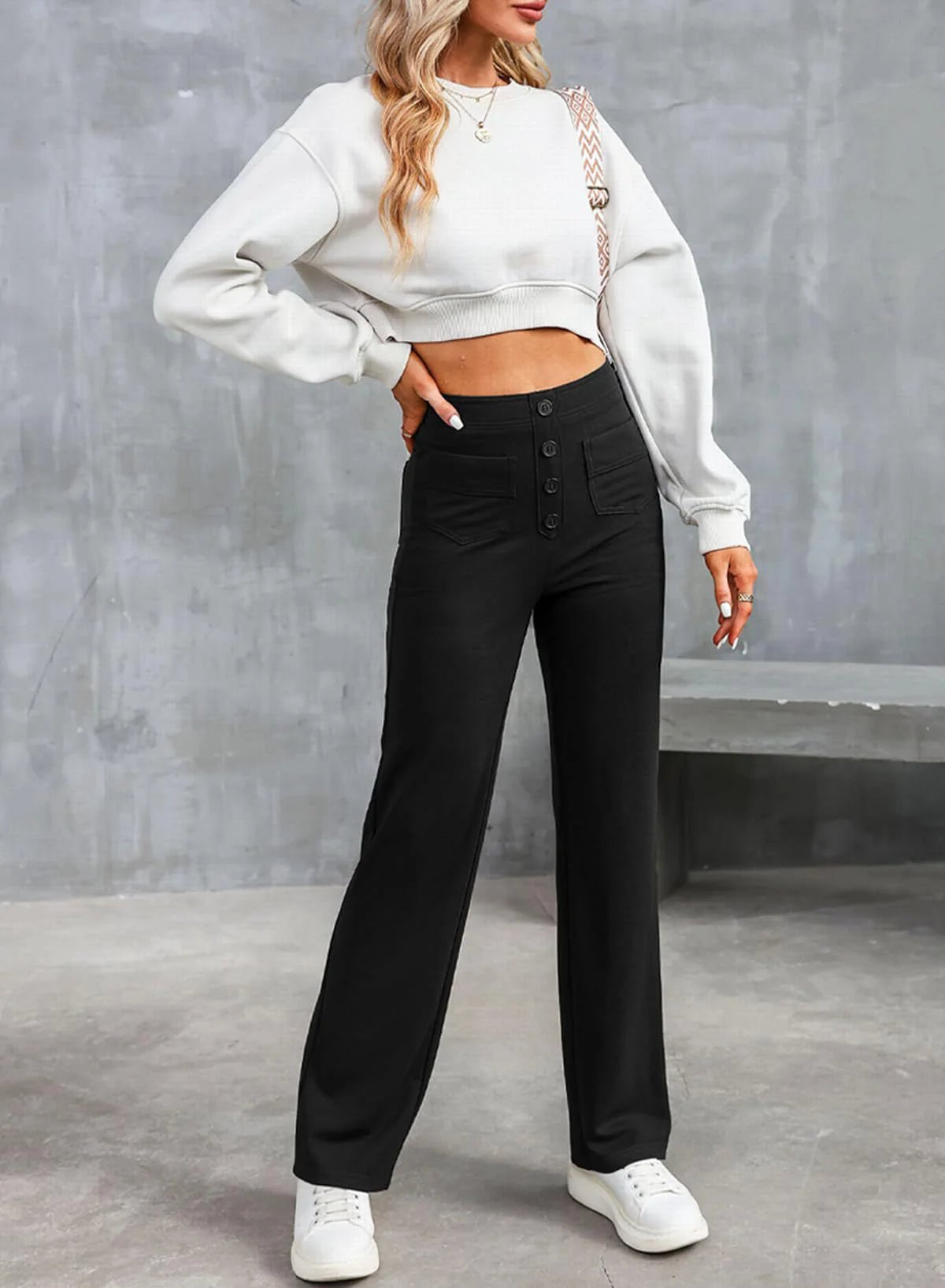 CargoFlex – Multi-Pocket Utility Pants – Black / S