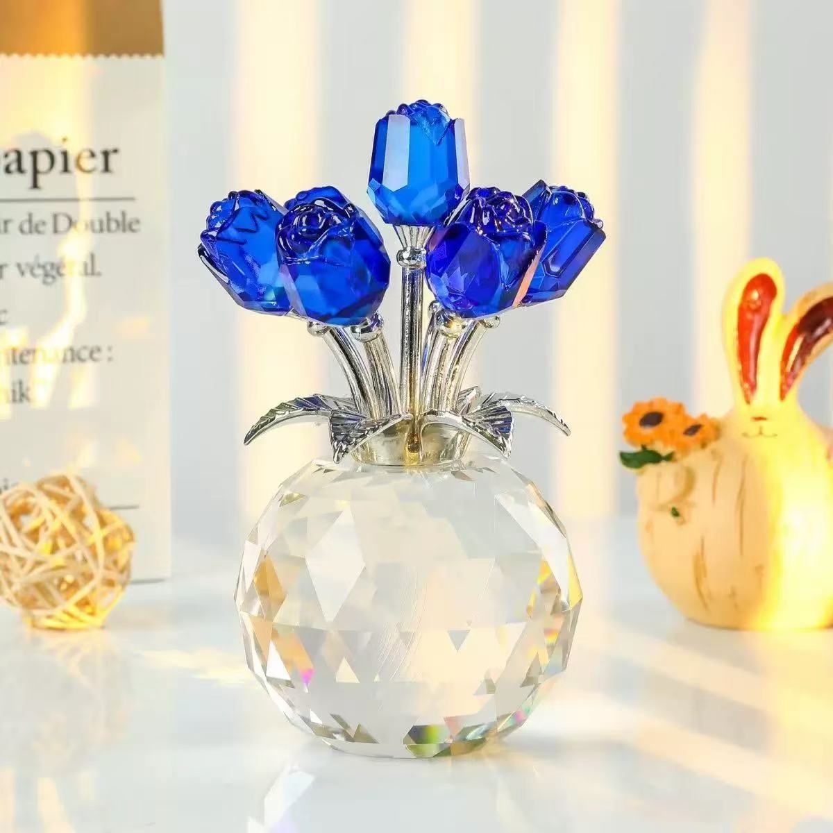 CelestiaRose - Timeless Crystal Arrangement – Blue