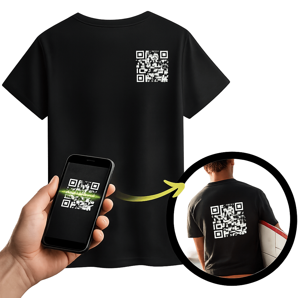 ScanMe – Funny QR Code Interactive T-Shirt – image 10