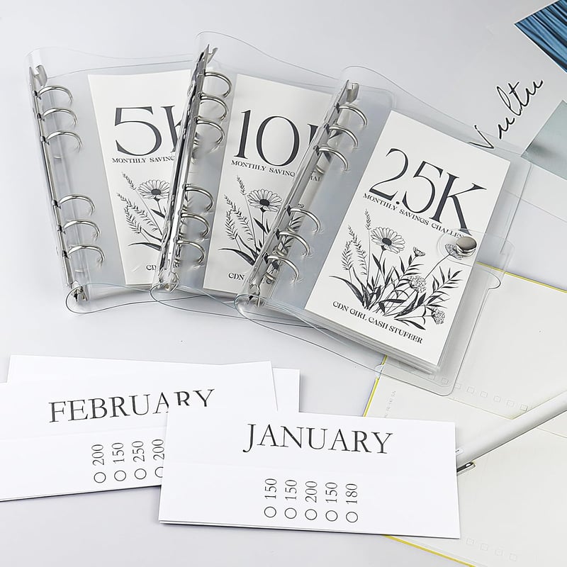 SaveWise – 12-Month Envelope Money Saving Challenge Binder – image 12