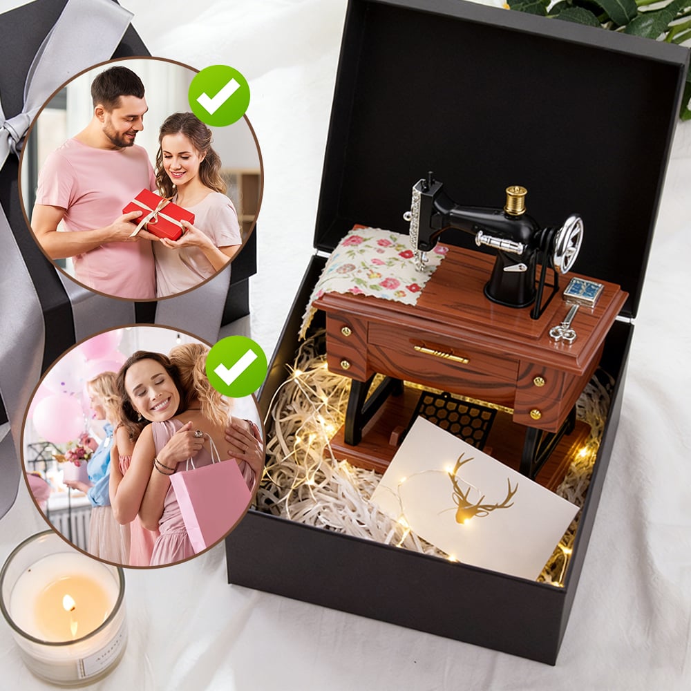MelodyCraft – Nostalgic Sewing Machine Music Box – image 4