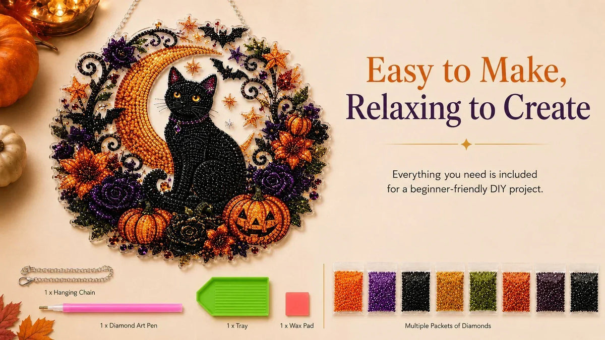 MystiCat – Sparkling Halloween Hanging Kit – image 9