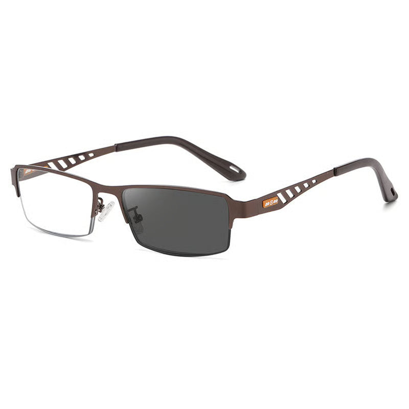 VisionEase – Ultra-Light Smart Photochromic Glasses – Gray / Photochromic & Multi-focal / '+1.00 / 40-45 AGE