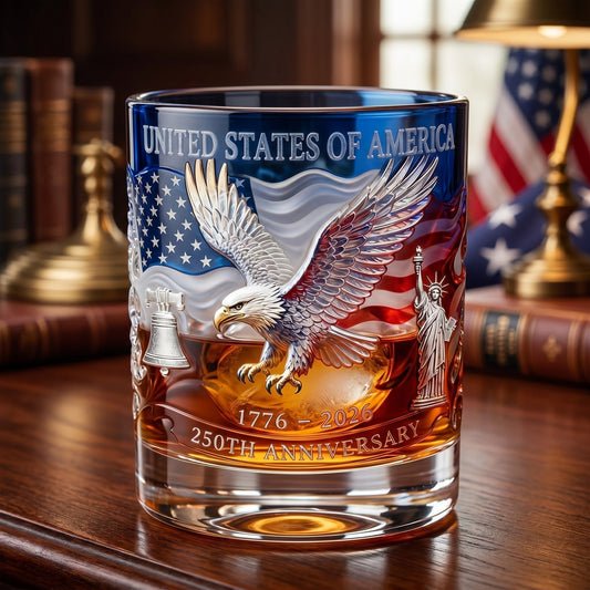 EagleHonor Glass – Independence Anniversary Edition – Style 1 / BUY 1