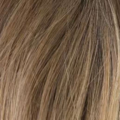 RootLuxe – Natural Looking Hair Fill In Patch – RDB- Rooted Taupe Topaz / 10"inch