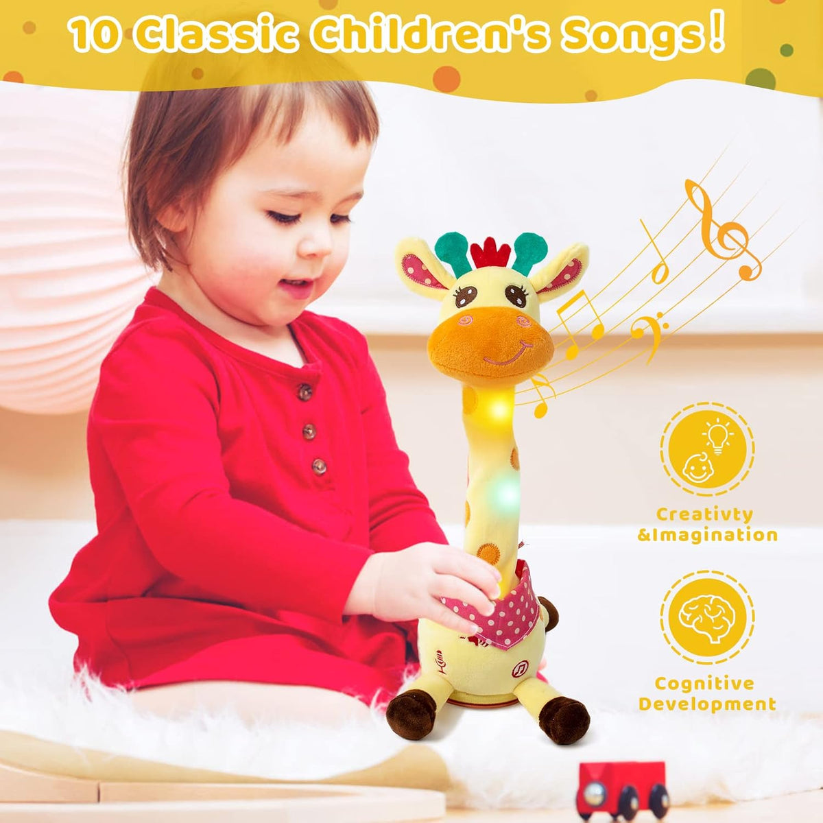 JoyJive – Interactive Musical Giraffe Toy Play & Learn – image 3