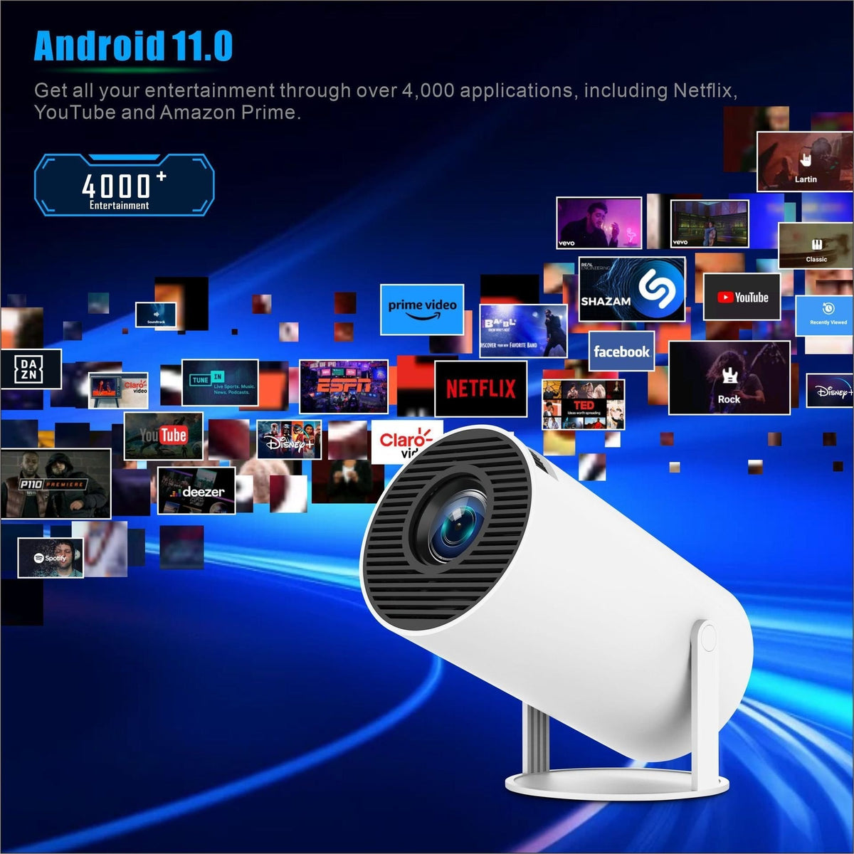 SkyBeam - Wireless Smart Game Projector – Big Screen Fun Anywhere – image 14
