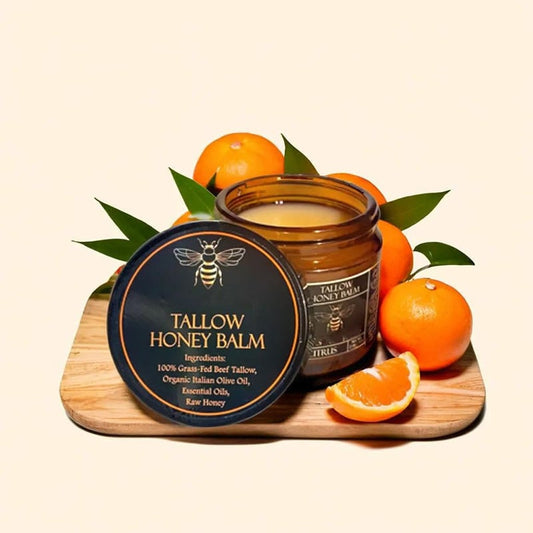 GlowTallow - Organic Nourishing Balm with Raw Honey – Buy 1 (1 Jar)