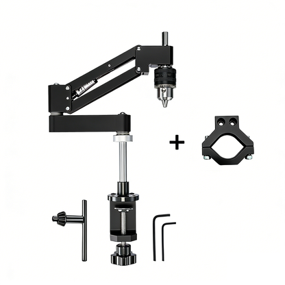 TapXpress – Light Duty Electric Drill Tapping Stand – Black / C-type clip