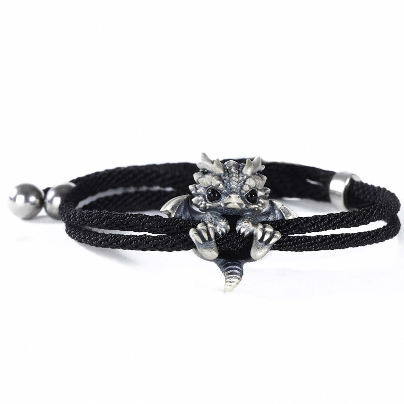 DragonDream – Adjustable Fantasy Bracelet – Black