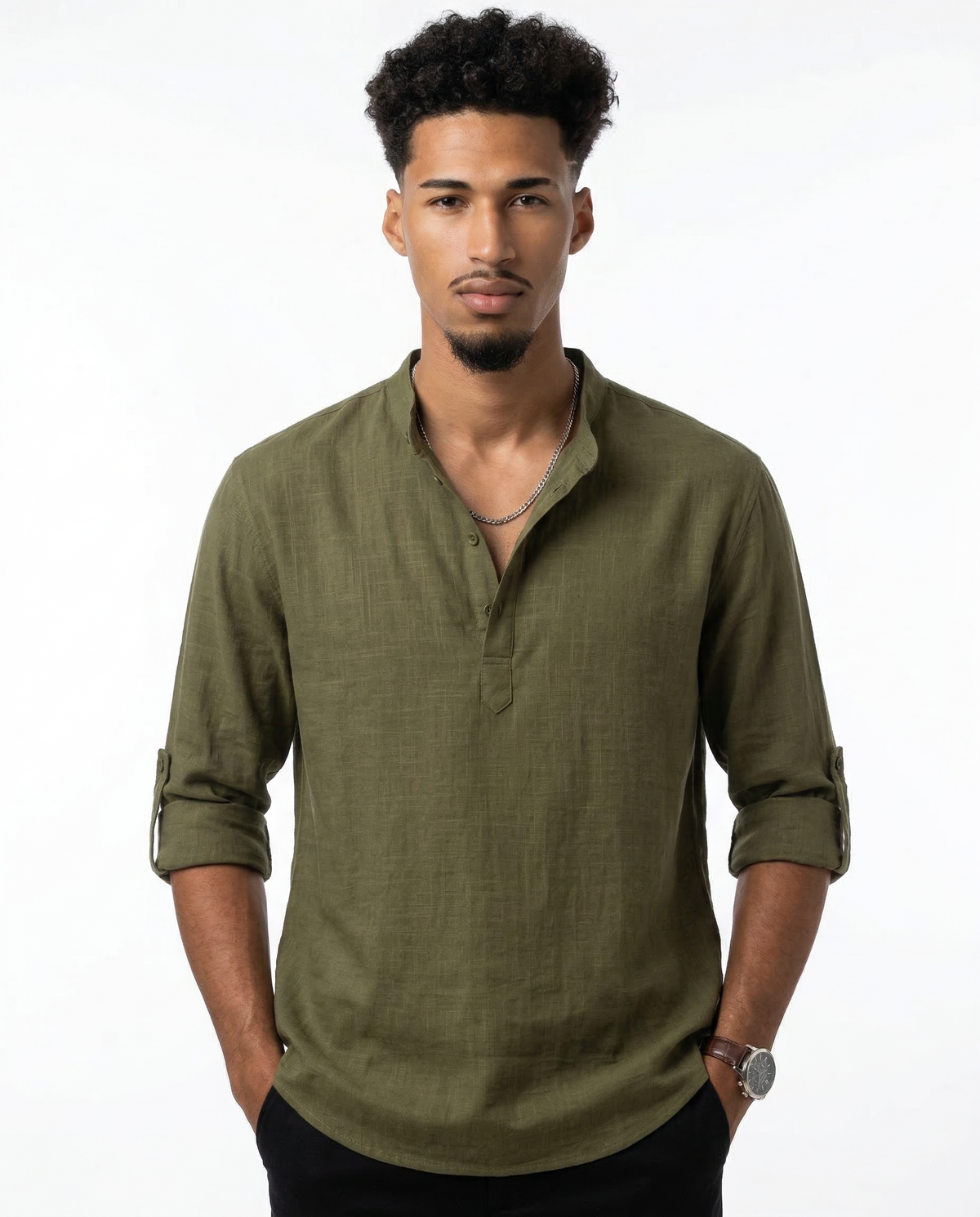 Anderson | Cozy Casual Shirt – Green / S