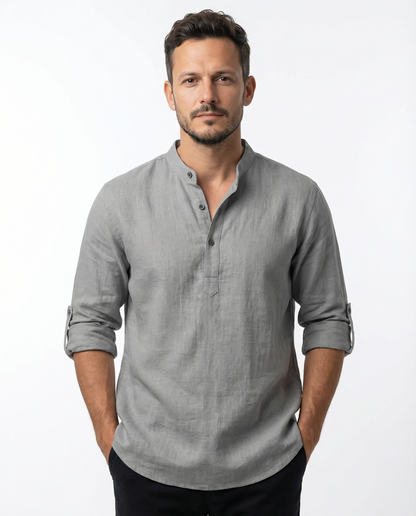 Anderson | Cozy Casual Shirt – Grey / S