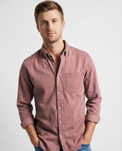 Alfred | Premium Comfort Shirt – Pink / S