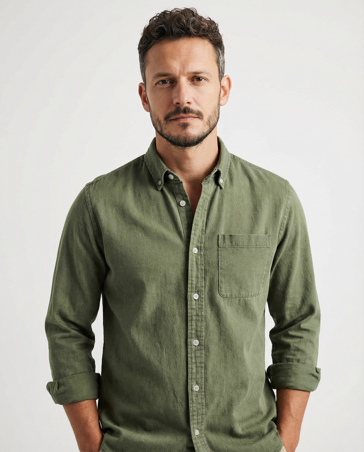 Alfred | Premium Comfort Shirt – Green / S