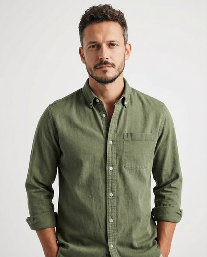 Alfred | Premium Comfort Shirt – Green / S