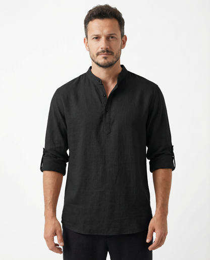 Anderson | Cozy Casual Shirt – Black / S
