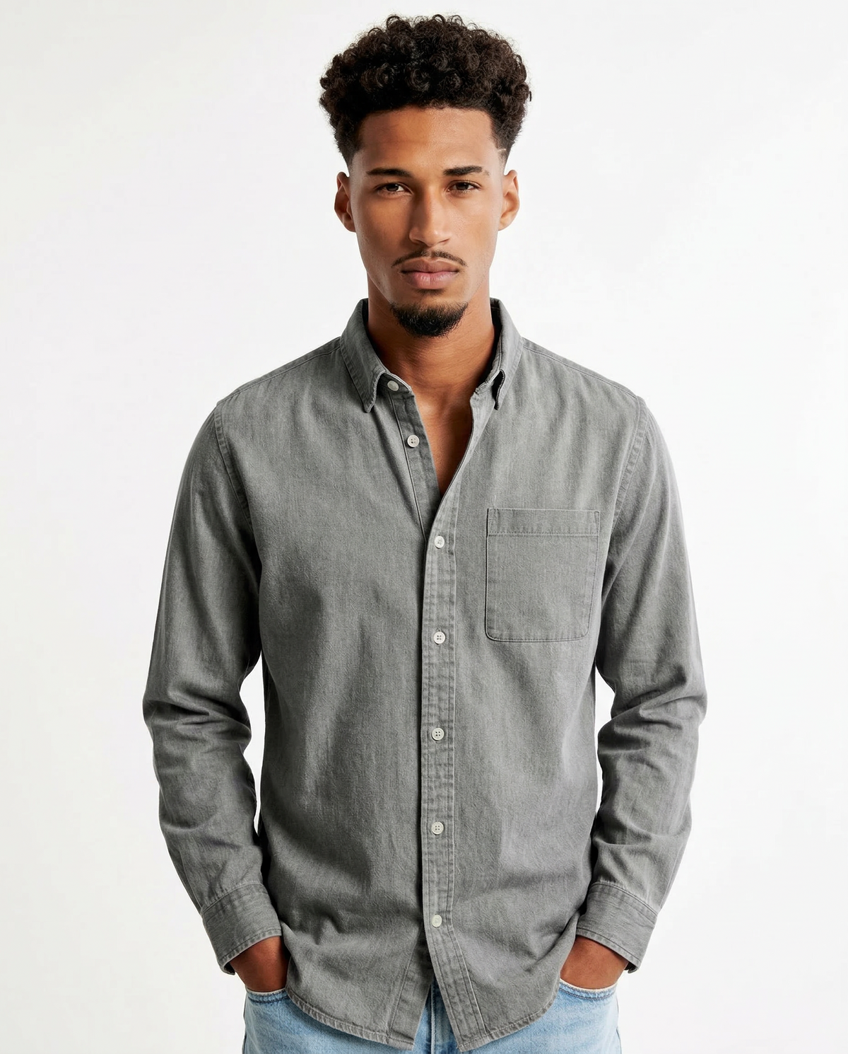 Alfred | Premium Comfort Shirt – Gray / S