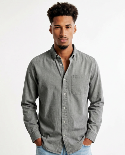 Alfred | Premium Comfort Shirt – Gray / S