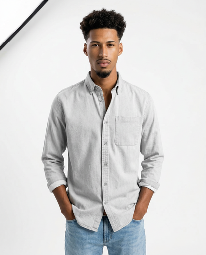 Alfred | Premium Comfort Shirt – White / S