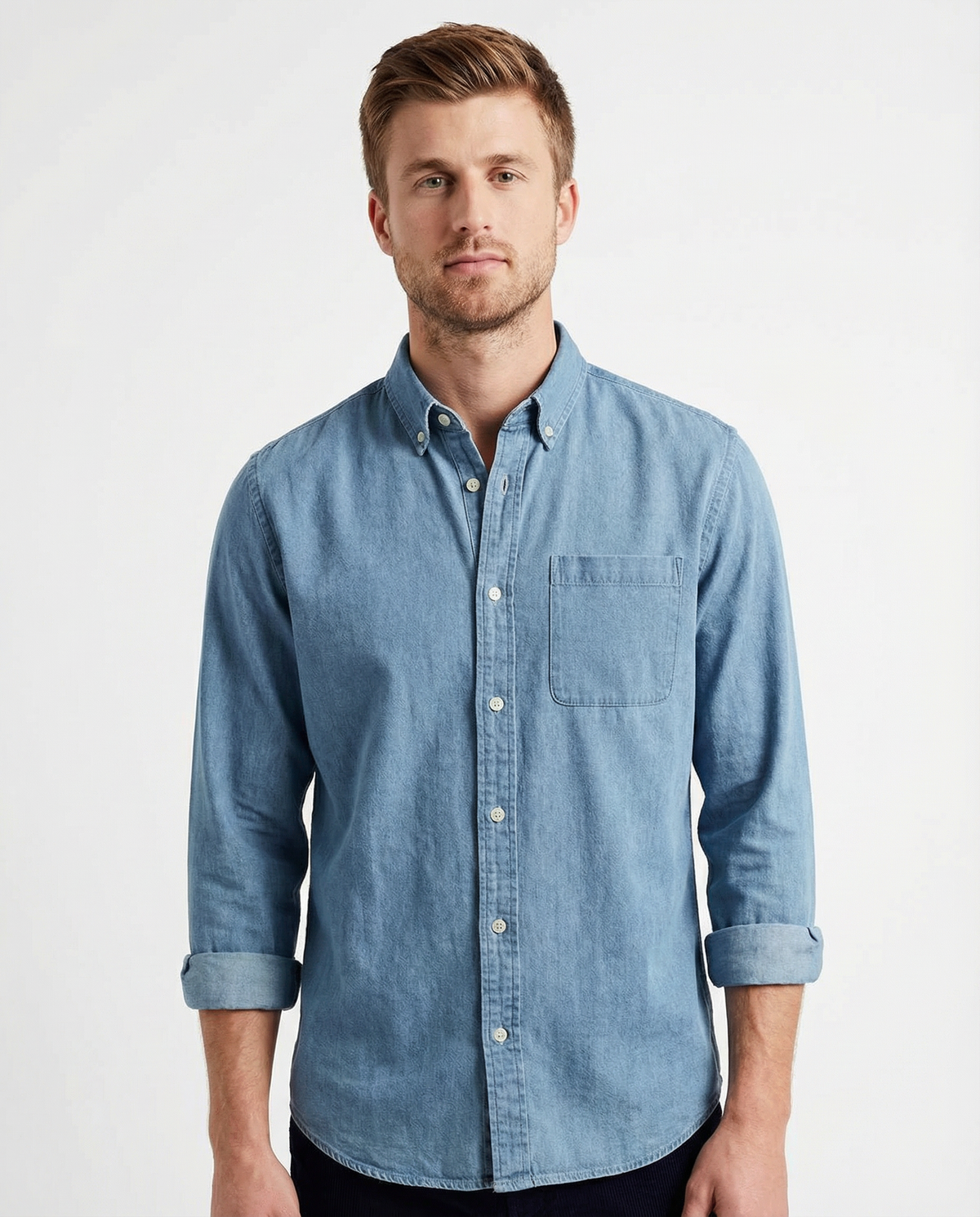 Alfred | Premium Comfort Shirt – Sky Blue / S