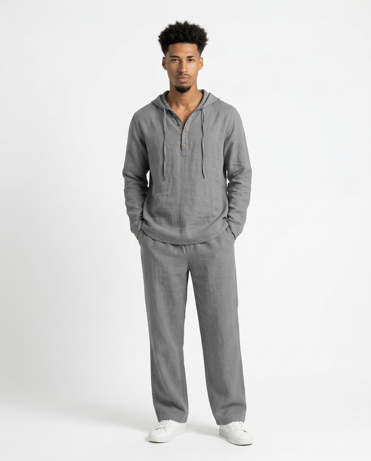 Solano™ - Linen Comfort Set – Grey / S