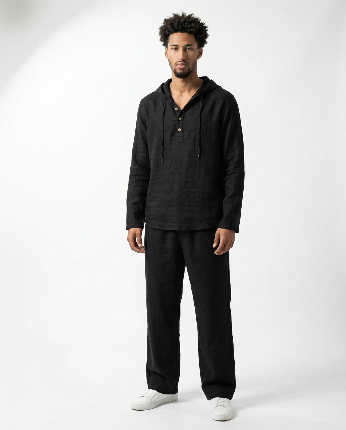 Solano™ - Linen Comfort Set – Black / S