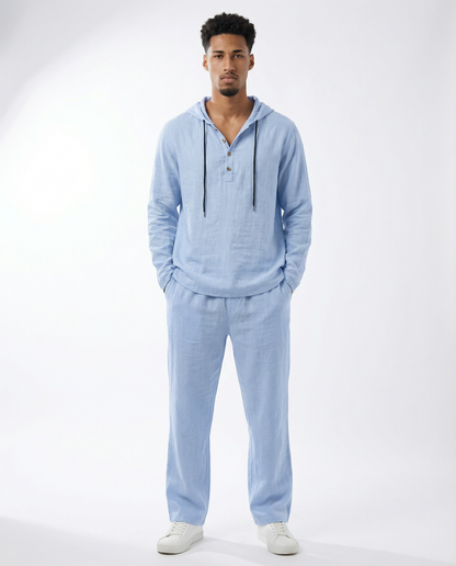 Solano™ - Linen Comfort Set – Light Blue / S