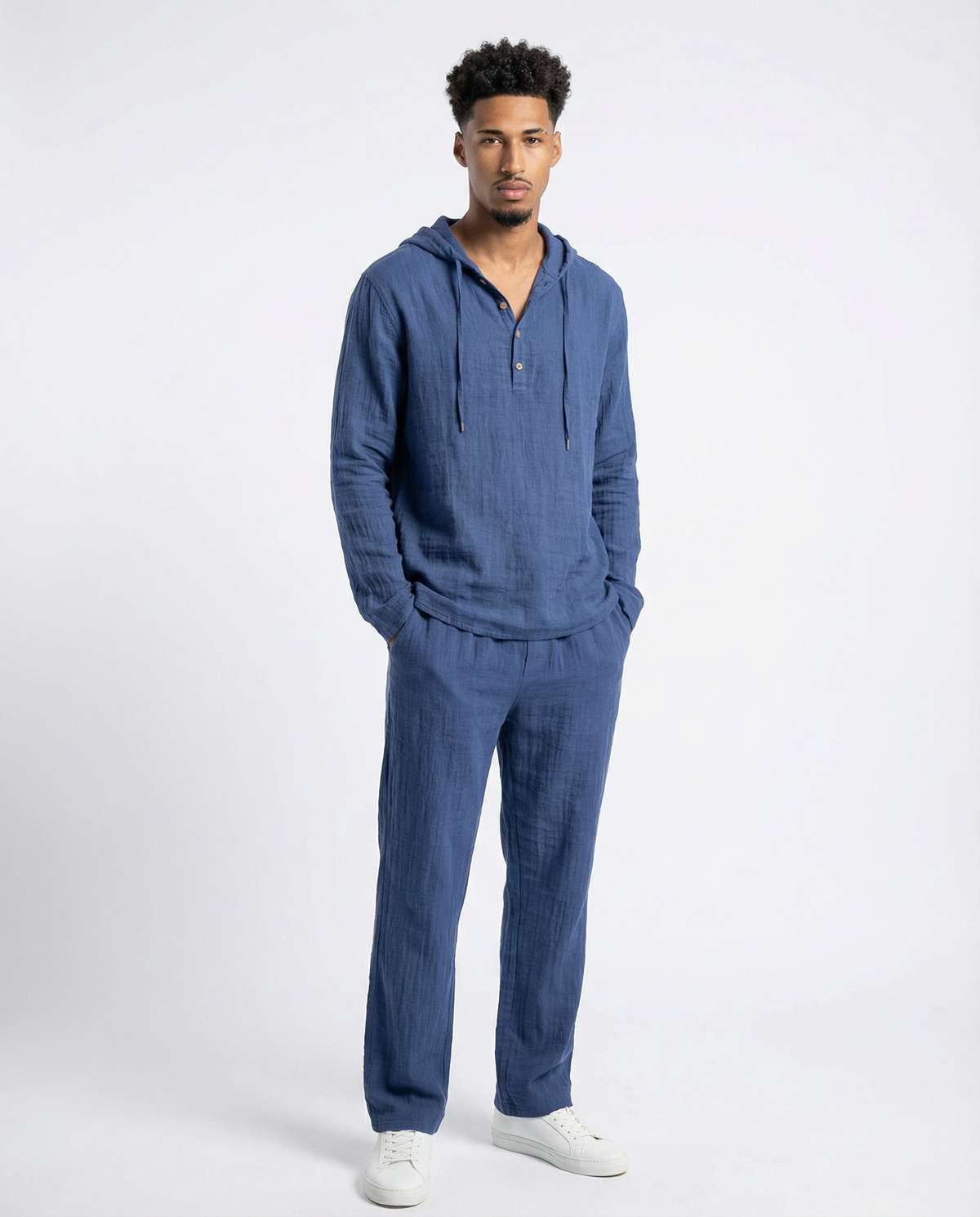 Solano™ - Linen Comfort Set – Navy / S