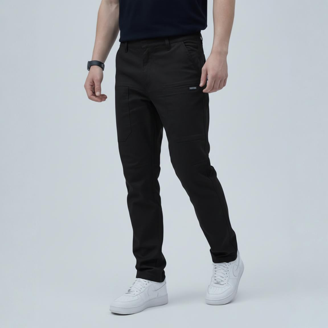 Stretch Cargo Pants Rawik – Black / S