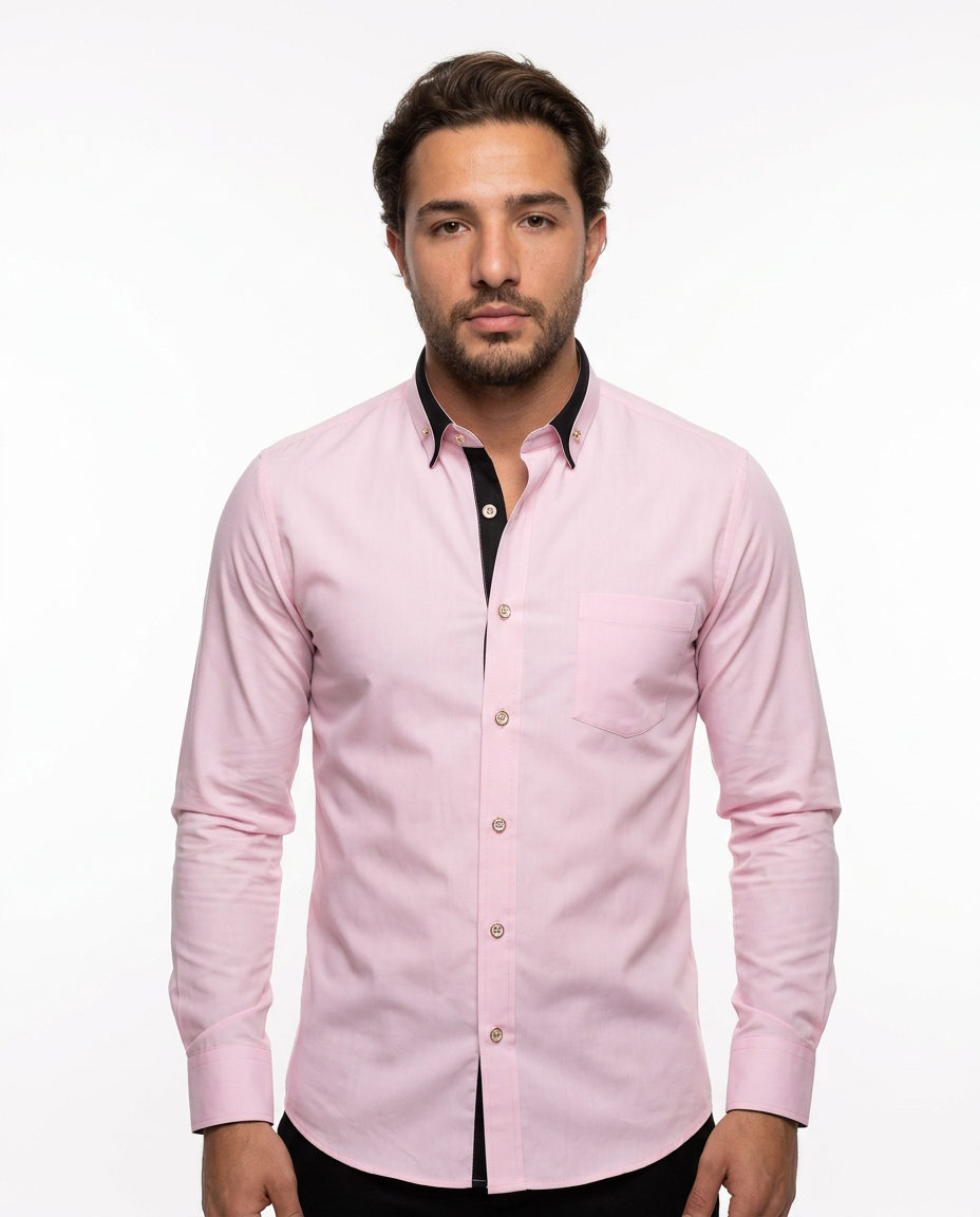 Alvero™ – Classic Cotton Shirt – Pink / S