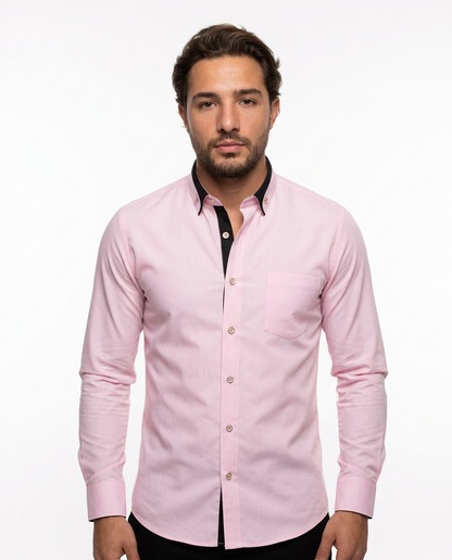 Alvero™ – Classic Cotton Shirt – Pink / S