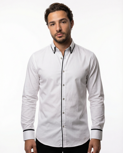 Alvero™ – Classic Cotton Shirt – White / S