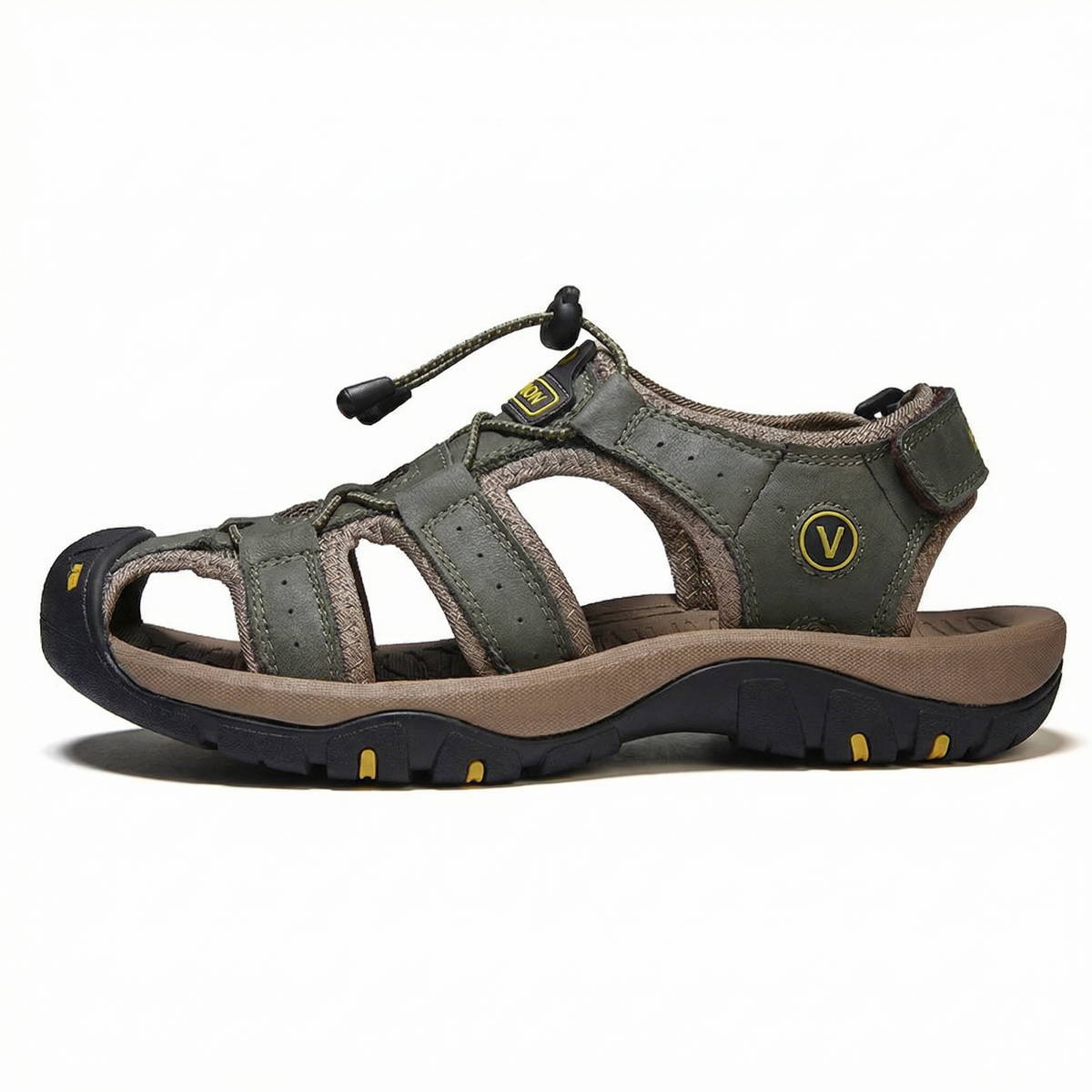 ErgoStride™ • All-Terrain Comfort Sandals for Men – Green / EU 38 / UK 5 / US 7